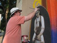 Artist Bill Diaz of Brewing in MN 
