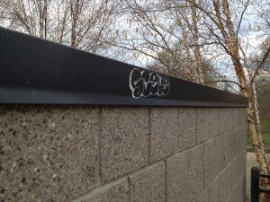 Graffiti at King Park